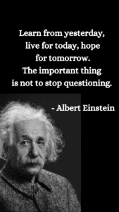 Learn from yesterday, live for today, hope for tomorrow. The important ...