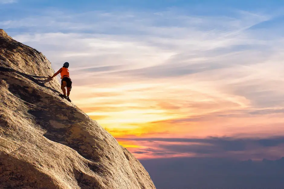 Image of a person on top of a mountain, representing the concept of daily motivation